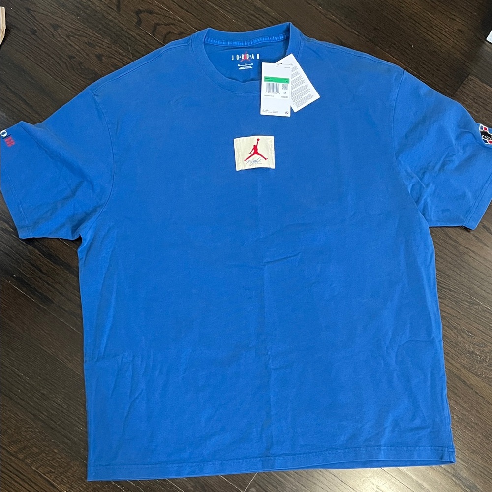 Jordan Classic Blue Short Sleeve Tee